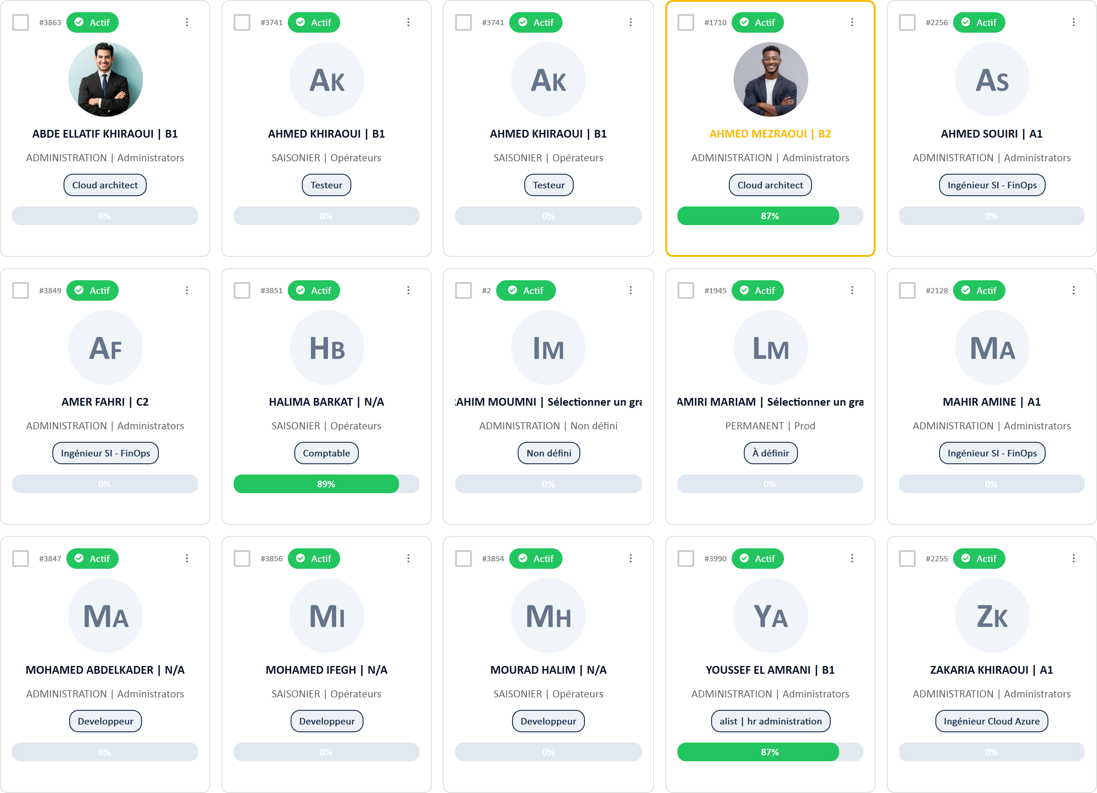 Gestion des Employés NovaGes - Dossiers et Contrats
