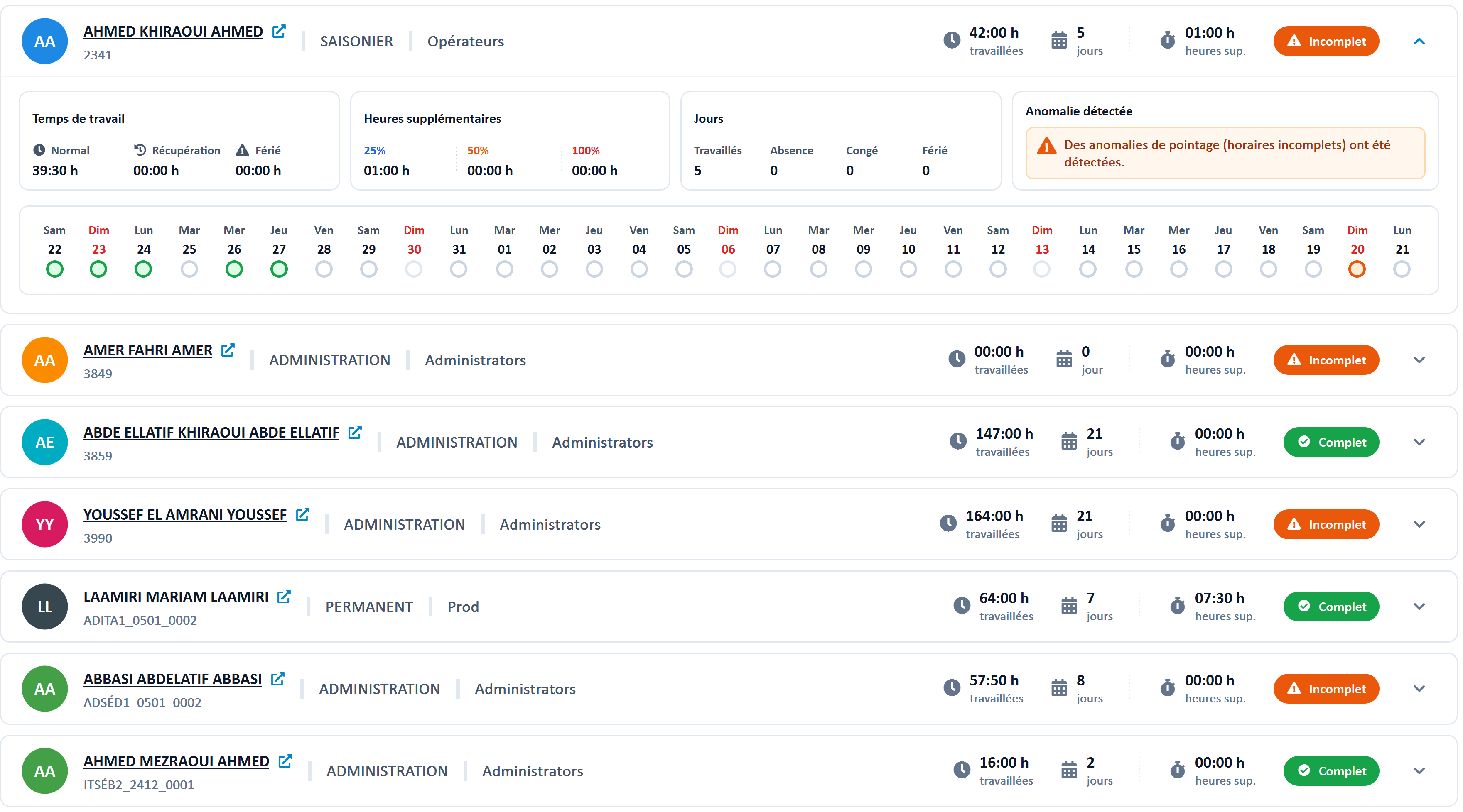Gestion de Pointage NovaGes - Suivi des Horaires et Présence